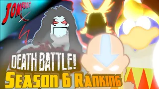 Ranking Every Death Battle Episode (Part 6)