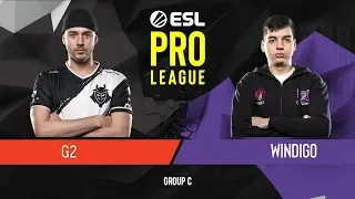 CS:GO - G2 Esports vs. Windigo [Inferno] Map 3 - Group C - ESL Pro League Season 9 Europe