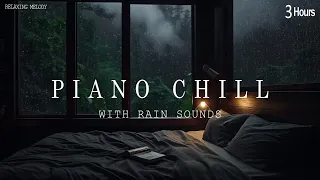 Soft Rain for Peaceful Piano - Relaxing Rain Sounds by the Window | Relaxation and Anxiety Relief