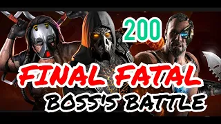 MK Mobile FATAL Black Dragon Tower Boss Battle 200* Rewards