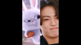 When JK meets Snowball #Shorts || Bunny Meets Bunny 😍😂 #JK #JK_Bunny