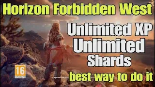 Horizon forbidden West - Unlimited XP and Unlimited Shards - Best method