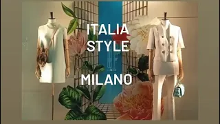 Italia.Vetrine. Italia style. Moda Milano.