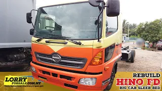 Rebuild Hino FD with Big Cab Sleep Bed