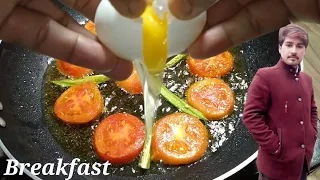 10 Minutes Recipe || Quick And Easy Breakfast Recipe || Eggs Tomato Recipe In Urdu, Hindi