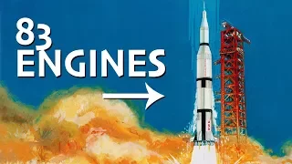 It Took 83 Engines to Get to the Moon