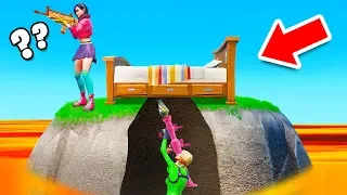 1000 IQ BED WARS vs NOOB! (Fortnite Creative Gamemode)