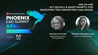 Michele Wucker: Act Quickly & Adapt Smartly for Navigating Unexpected Challenges at ET Phoenix APAC