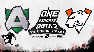 [RU] Alliance vs Virtus.pro BO2 - ONE Esports Dota 2 World Pro Invitational Singapore @4liver_r