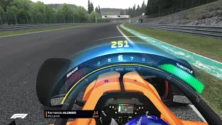 Assetto Corsa F1 2018 Alonso Onboard Spa-Francorchamps