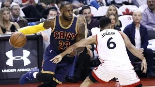 Lowry Sits Out Game 3! LeBron Making Left Handed Shots! Cavs Raptors Game 3