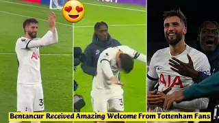 😍 Bentancur Received Amazing Welcome From Tottenham Fans On His Return From Injury vs Crystal Palace