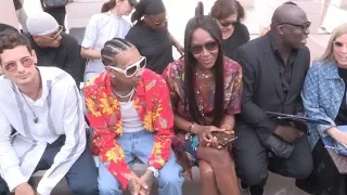 Naomi Campbell, Lily Allen, Tyga and more front row of Louis Vuitton Menswear