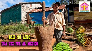 EN 88 AÑOS UNA SOLA VEZ FUE AL MEDICO. LA VIDA DEL CAMPO RD