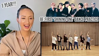BE:FIRST / Shining One -Dance Practice Pt2- REACTION | BE:FIRSTプレデビュー1周年おめでとう