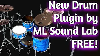 New FREE DRUM VST Plugin by ML Sound Lab - ML DRUMS - Review & Demo