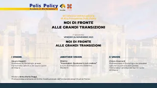 Mauro Magatti ospite della VII Polis Policy • I Vision e presentazione Another Vision - 24.11.2023