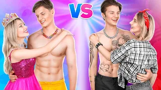 School Queen Sister vs Tomboy Sister | Swap Bodies for Crushes