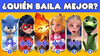 ¿Adivina quién baila? ¿Adivina quién baila mejor? Elemental, Princesa Peach, Dame Tu Cosita, Ladybug