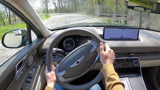 2021 Genesis GV80 2.5T Prestige RWD - POV Test Drive (Binaural Audio)