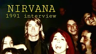 Nirvana - Kurt Cobain FM Intervista per Radio Città 103, Baricella, Italy, 20 nov 1991- Ita Eng