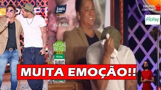 ZÉ FELIPE CHORA MUITO AO CANTAR MÚSICA PARA O PAI LEONARDO EM LIVE!!