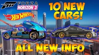 Forza Horizon 3 - HOT WHEELS EXPANSION - ALL 10 CARS & INFORMATION!