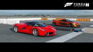 Forza 7 Drag Race - Zonda, Sv, Spyder, Aventador, Lykan, F40, Srt, Enzo, Huracan