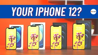 iPhone 12 vs iPhone 12 mini vs iPhone 12 Pro vs iPhone 12 Pro Max. The right one for you?