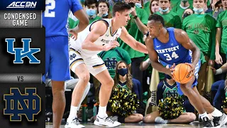 Kentucky vs. Notre Dame Condensed Game | 2021-22 ACC Men’s Basketball