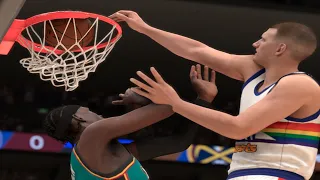 How do you do a standing dunk in NBA 2k24?