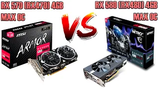 Тест двух неоспоримо лучших бюджетных видеокарт 2020! RX570 vs RX580 с 4GB. Разгон и оптимизация