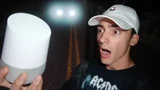 DO NOT TALK TO GOOGLE HOME ON CLINTON ROAD AT 3AM // CLINTON ROAD 3 AM CHALLENGE!