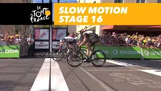 Finish in slow motion - Stage 16 - Tour de France 2017