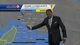 Severe storms pass through the region