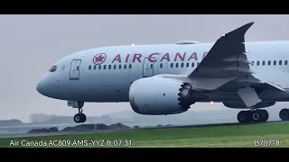 8 CLOSE UP BIG PLANES takeoffs at AMS! （B787,B777,A330NEO & MORE）