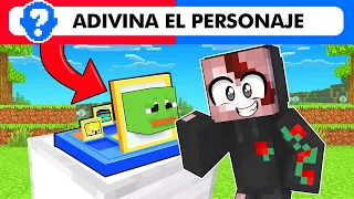 Jugué Adivina el Personaje en Minecraft!