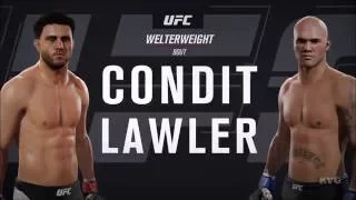 EA Sports UFC 2 - Carlos Condit vs Robbie Lawler | Gameplay (HD) [1080p60FPS]