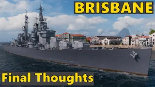 Brisbane - Review - New T10 Commonwealth Cruiser | World of Warships