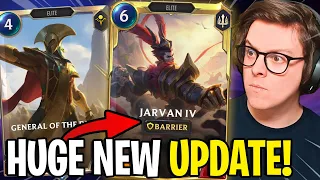 The New Runeterra Patch is INSANE! Jarvan IV & Garen Shurima Elites - Legends of Runeterra