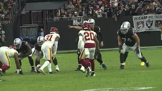 Raiders - second half - Week 13 game vs. Washington. Dec 5,  2021