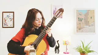 J. S. Bach: Prelude from Prelude, Fugue and Allegro BWV 998. Guitarist: Adriana Marconi.