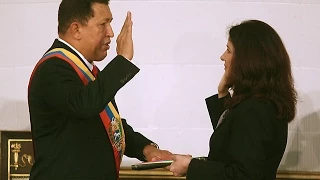 Hoy en 2007 Chávez se juramentó como el presidente con mayor apoyo popular en la historia