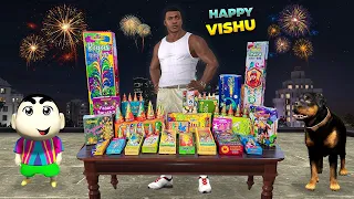 Franklin and Shinchan Celebrating Vishu in GTA 5 !