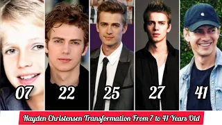 Hayden Christensen Transformation From 7 to 41 Years Old .