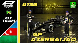 A CORRIDA PROMETE SER BOA - F1 2021 MY TEAM 50% GP AZERBAIJÃO PARTE #138