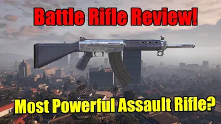 GTA Online New Gun Battle Rifle Review, The Strongest Assault Rifle?