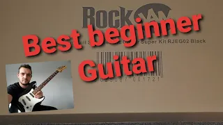 rockjam electric guitar unboxing, my wife bought me RJEG02-SK-BK nice one!