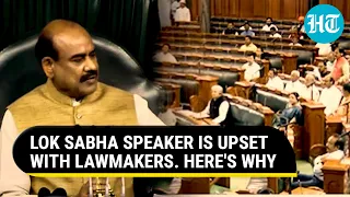 Angry Om Birla Refuses To Enter Lok Sabha; 'Won't Until Lawmakers Behave' | Watch