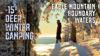 Winter Camping on Eagle Mountain BWCA